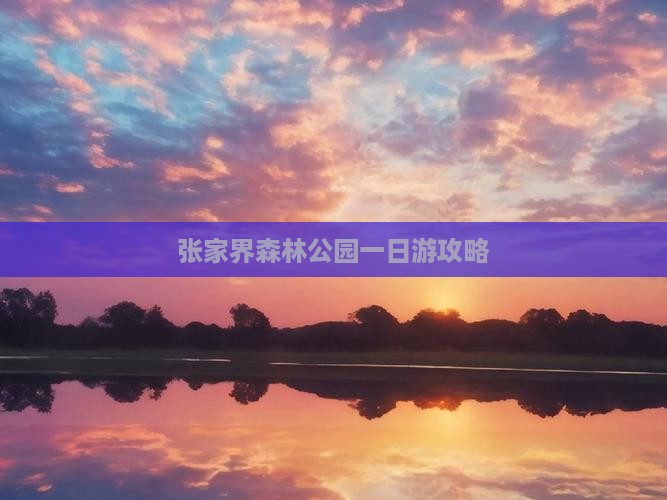 冬天到张家界森林公园一日