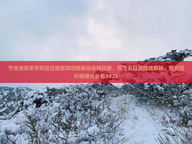 宁波去张家界凤凰古城旅游
