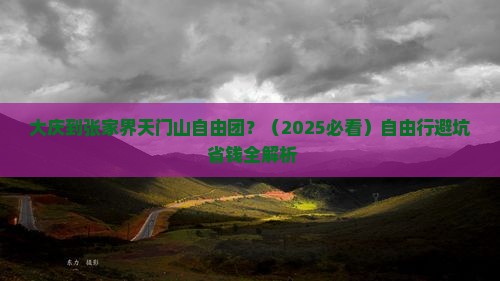 大庆到张家界天门山自由团