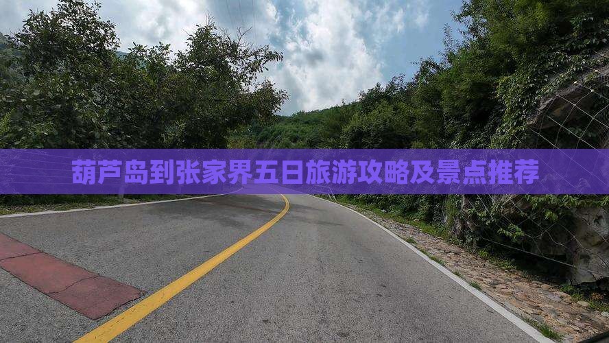 葫芦岛到张家界大峡谷五日游