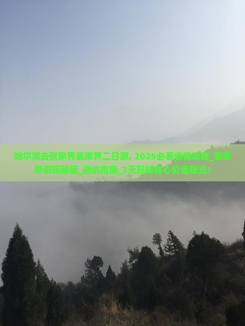 哈尔滨去张家界袁家界二日游