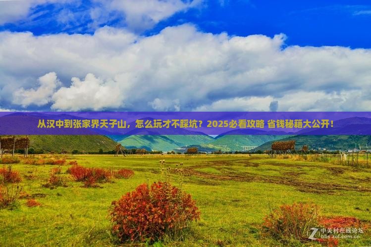 汉中到张家界天子山景点