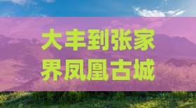 大丰到张家界凤凰古城一日