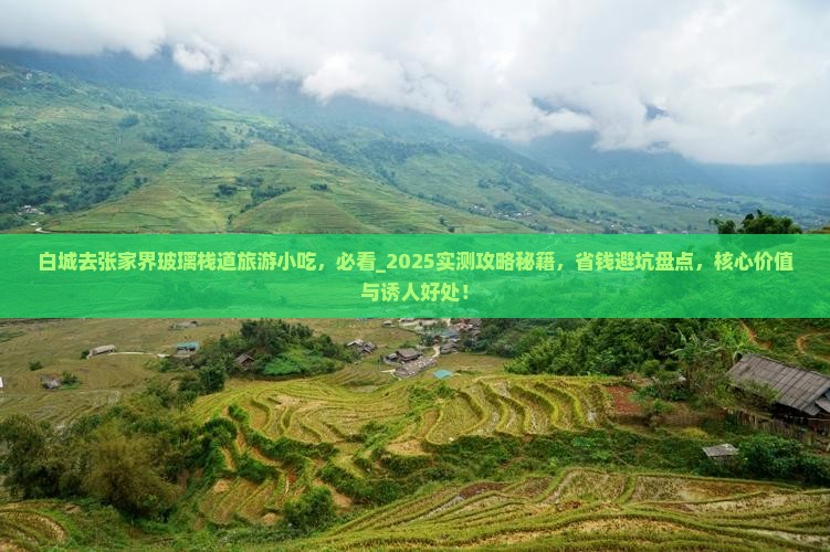 白城去张家界玻璃栈道旅游小吃