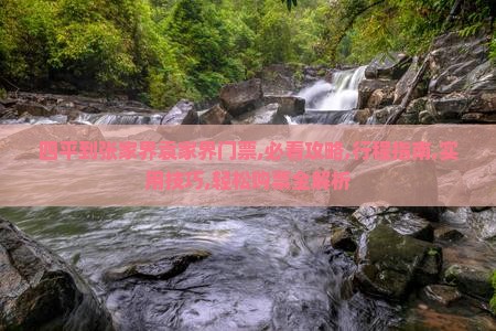 四平到张家界袁家界门票