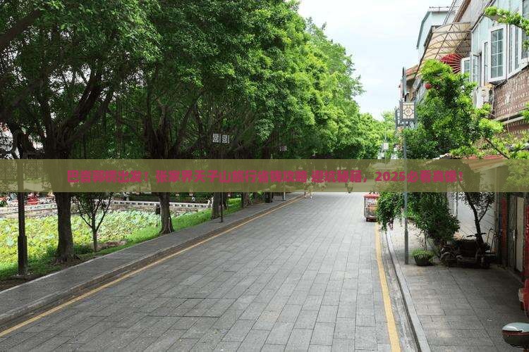 巴音郭楞去张家界天子山旅行社
