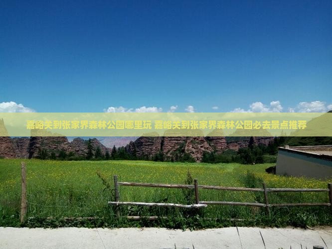 嘉峪关到张家界森林公园哪里玩