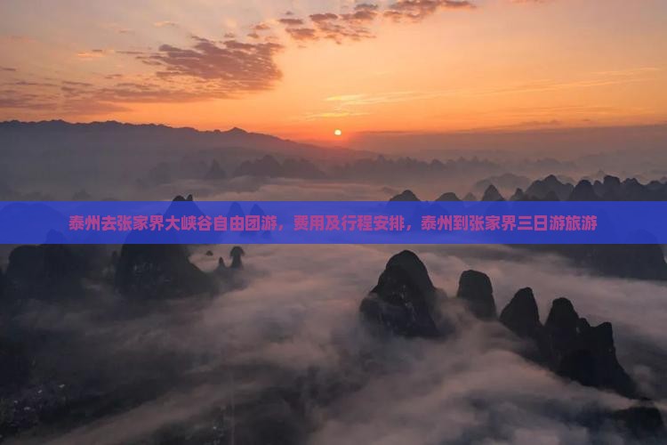 泰州去张家界大峡谷自由团 泰州去张家界大峡谷自由团