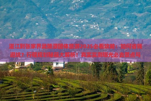 湛江到张家界武陵源团体旅游