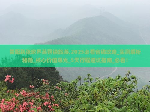贵阳到张家界芙蓉镇旅游