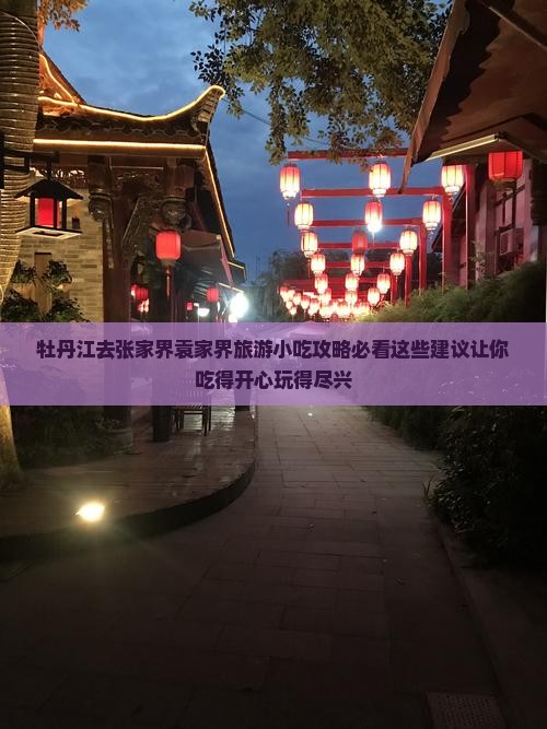 牡丹江去张家界袁家界旅游小吃
