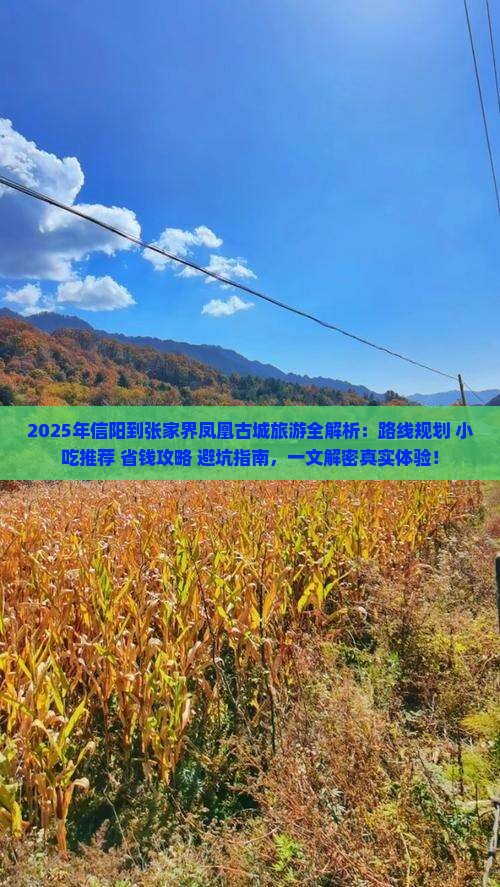 信阳到张家界凤凰古城旅游小吃