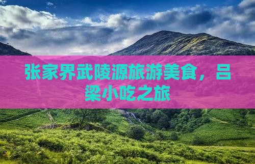 吕梁去张家界武陵源旅游小吃