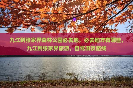 九江到张家界森林公园必去地
