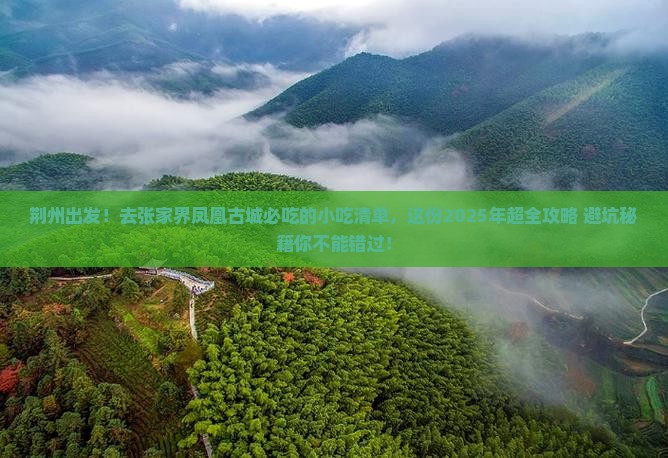 荆州到张家界凤凰古城旅游小吃
