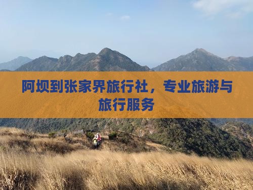 阿坝到张家界森林公园旅行社