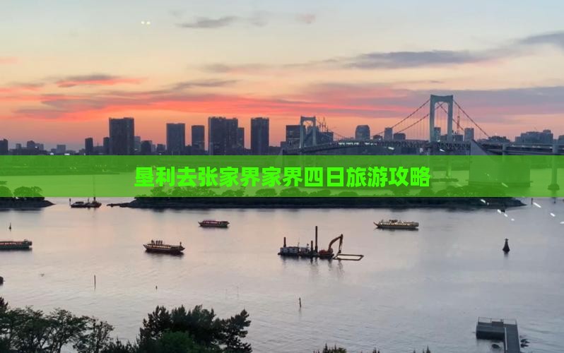 垦利去张家界天子山四日游