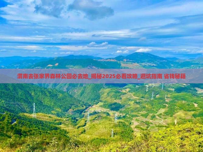 渭南去张家界森林公园必去地