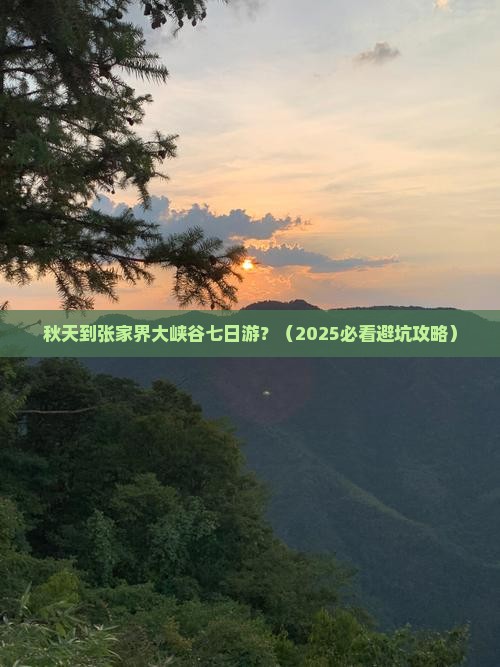 秋天到张家界大峡谷七日游