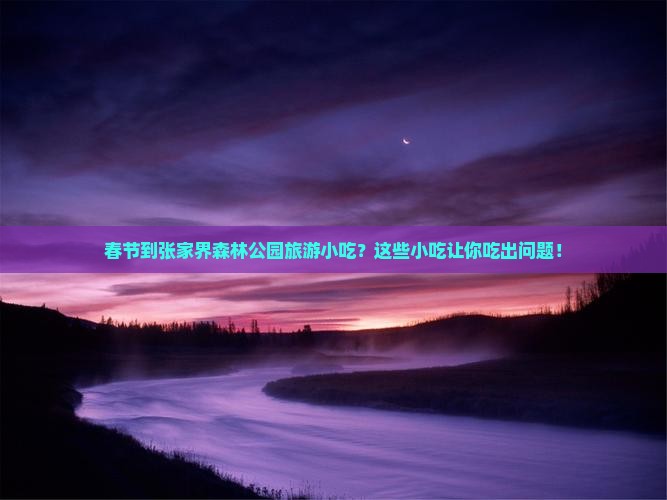 春节到张家界森林公园旅游小吃