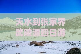 天水到张家界武陵源四日游