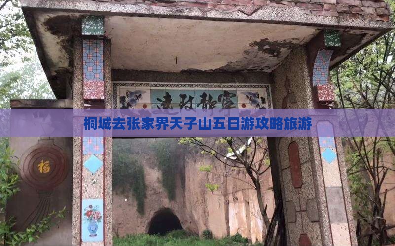 桐城去张家界天子山五日游