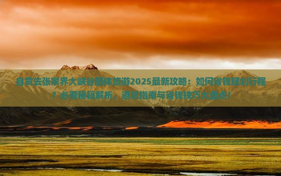 自贡去张家界大峡谷团体旅游