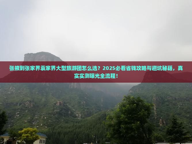 张掖到张家界袁家界大型旅游团