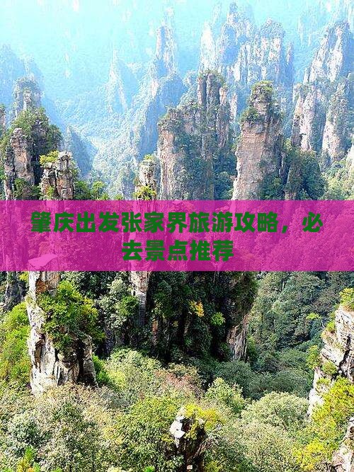 肇庆去张家界景点
