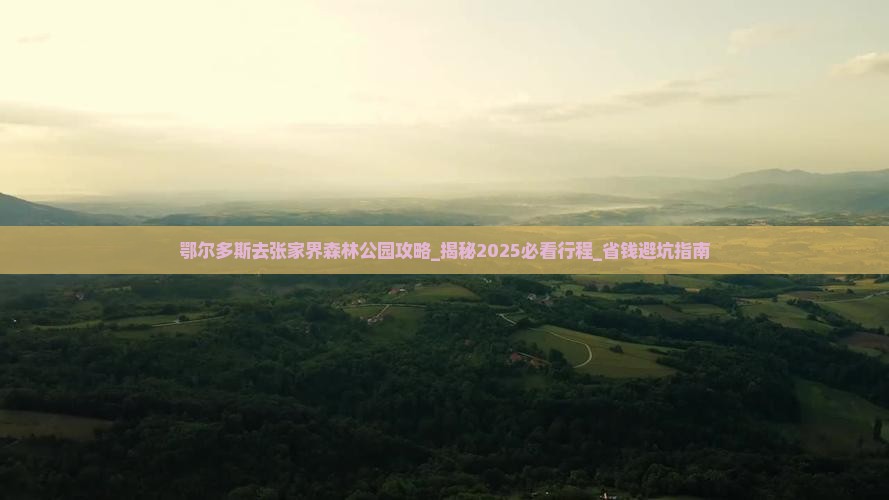 鄂尔多斯去张家界森林公园攻略