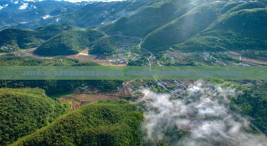 天门去张家界玻璃栈道旅游小吃