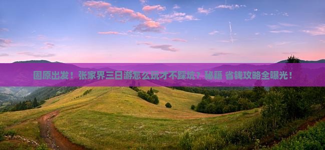 固原去张家界森林公园三日游