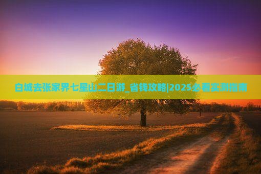 白城去张家界七星山二日游