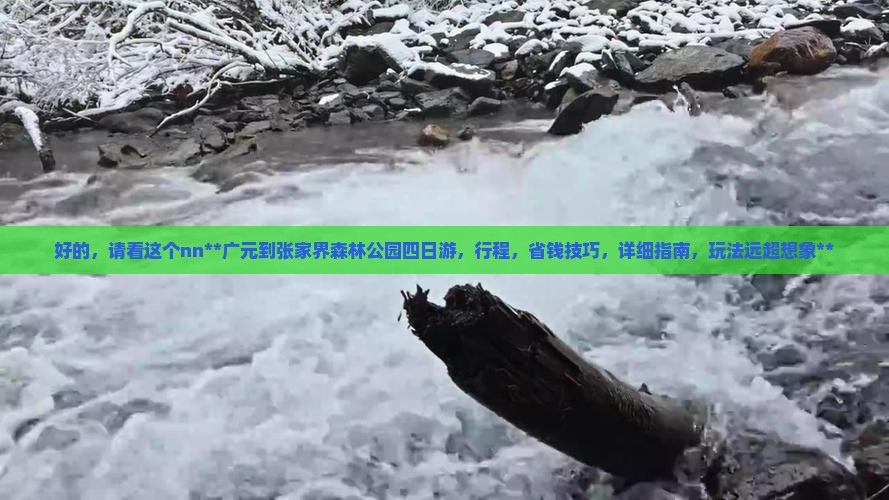 广元到张家界森林公园四日游