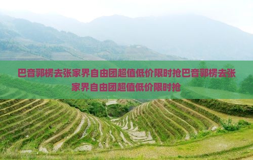 巴音郭楞去张家界自由团