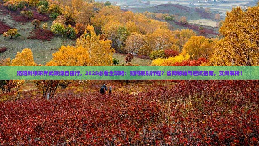 洛阳到张家界武陵源自由行