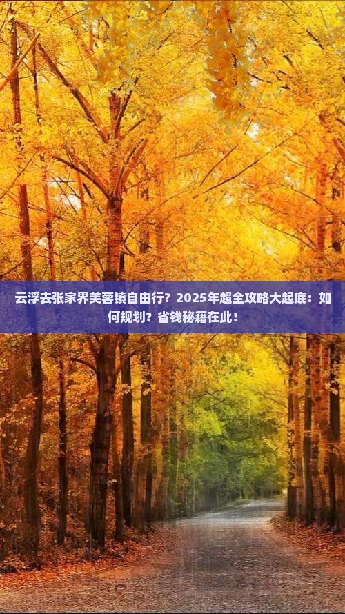 云浮去张家界芙蓉镇自由团