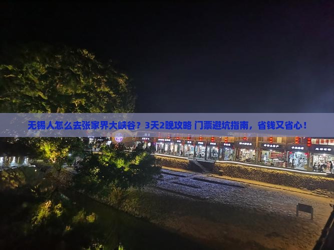 无锡去张家界大峡谷门票