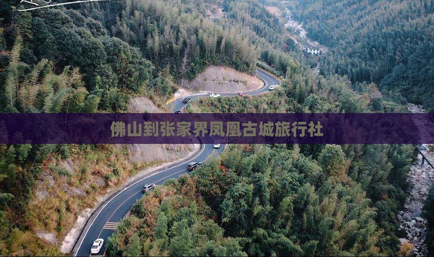 佛山到张家界凤凰古城旅行社