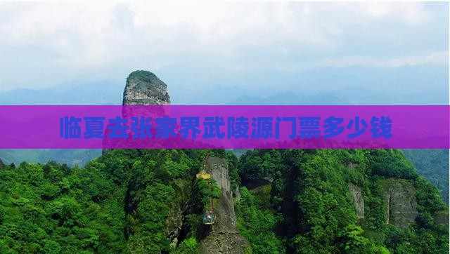 临夏去张家界武陵源门票