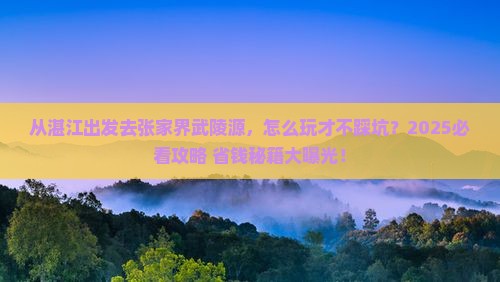湛江去张家界武陵源景点