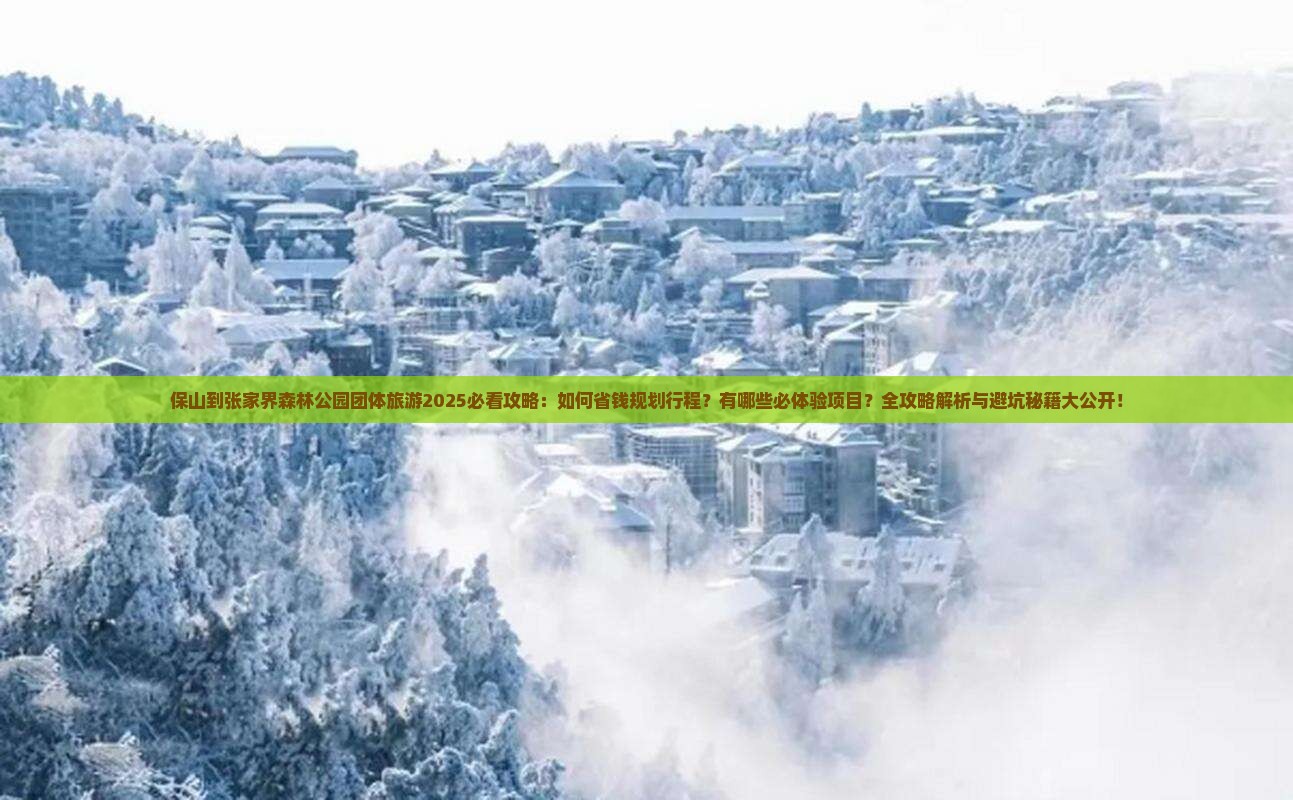 保山到张家界森林公园团体旅游