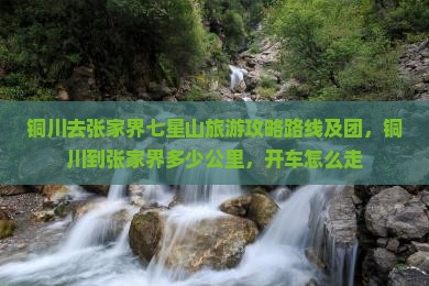 铜川去张家界七星山旅游