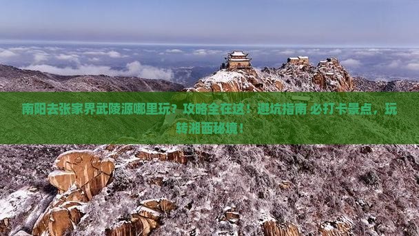 南阳去张家界武陵源哪里玩