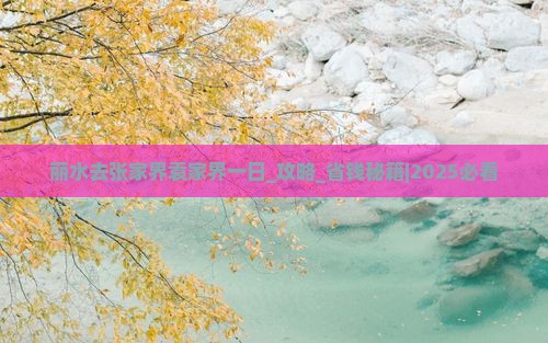 丽水去张家界袁家界一日