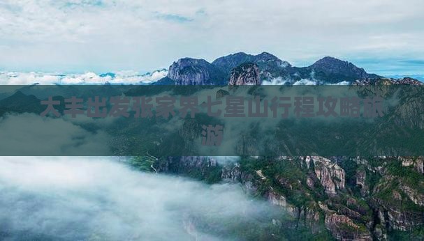 大丰到张家界七星山旅行社