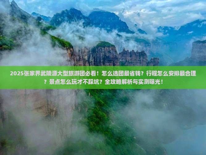 八月去张家界武陵源大型旅游团
