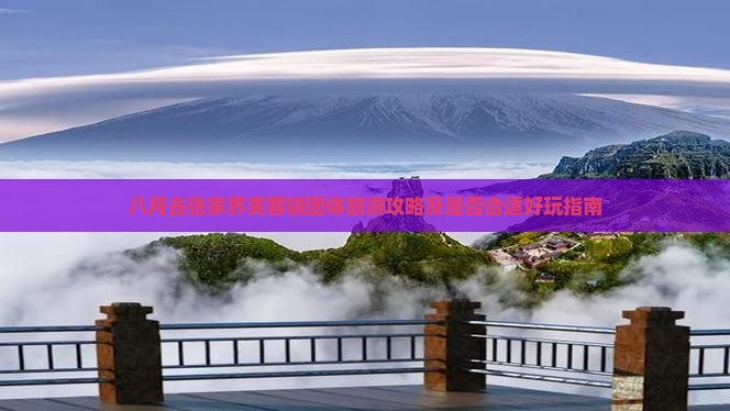 八月去张家界芙蓉镇团体旅游