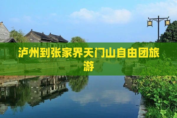 泸州到张家界天门山自由团