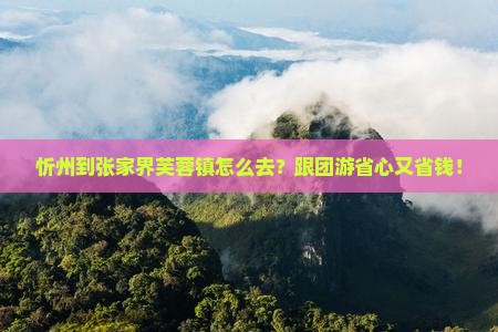 忻州到张家界芙蓉镇旅行社